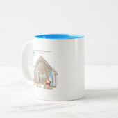 Christmas Mug Tweekleurige Koffiemok (Voorkant links)