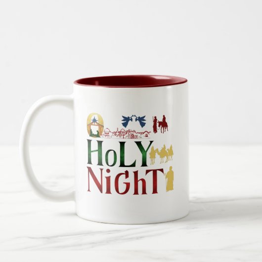 Christmas Mug Tweekleurige Koffiemok (Links)