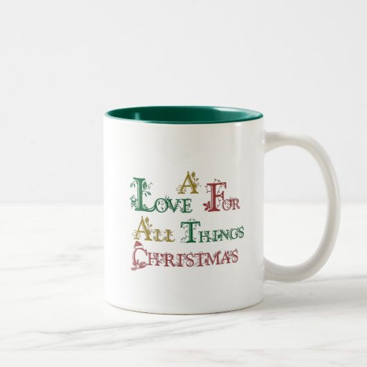 Christmas Mug Tweekleurige Koffiemok (Rechts)