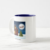 Christmas Mug Tweekleurige Koffiemok (Voorkant links)