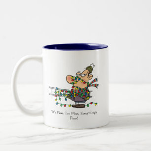 Christmas Mug Tweekleurige Koffiemok