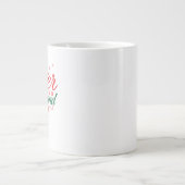 Christmas Mug – Warm Holiday Cocoa & Coffee Cup Extra Grote Beker (Voorkant)