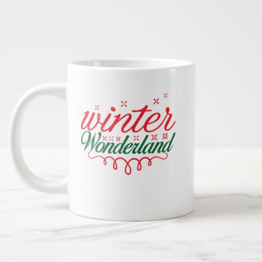 Christmas Mug – Warm Holiday Cocoa & Coffee Cup Extra Grote Beker (Links)
