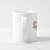 Christmas Mug – Warm Holiday Cocoa & Coffee Cup Extra Grote Beker (Achterkant)