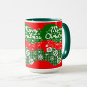 Christmas Mug – White Ornaments & Merry Christmas (Devant droit)