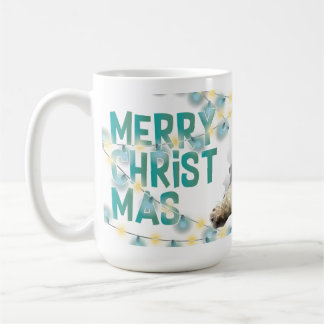 Christmas Mug with Decorative Lights Koffiemok