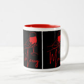 Christmas mugs tweekleurige koffiemok (Voorkant rechts)