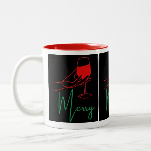 Christmas mugs tweekleurige koffiemok (Links)
