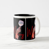 Christmas mugs tweekleurige koffiemok (Voorkant rechts)