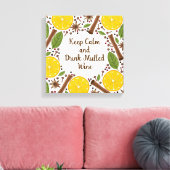 Christmas mulled wine spicy  canvas afdruk (Insitu (Woonkamer))