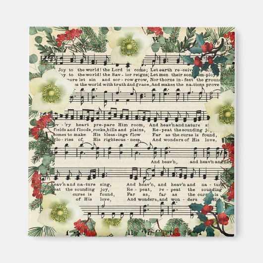 Christmas Music, Joy to the World, Magneet (Voorkant)