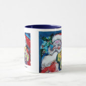 CHRISTMAS N BRIEF / SANTA MET VIOLIN MONOGRAM MOK (Midden)