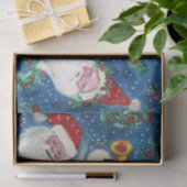 CHRISTMAS NACHT / DRIE SANTA TISSUEPAPIER (Geschenk)