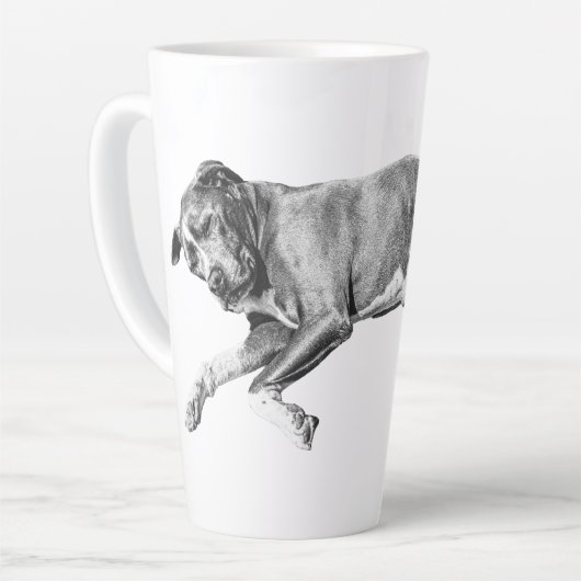 Christmas Nap, Pit Mix Peace Latte Mok (Linkerhoek)