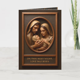 Christmas Nativity Folded Greeting Card Kaart
