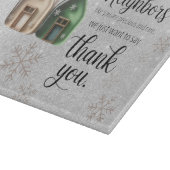 Christmas Neighbor Thank You Gift Snijplank (Hoek)