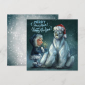 Christmas - New Year Card Notitiekaartje (Voorkant / Achterkant)