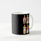 Christmas New Year Champagne Gl Coquette Bottle Koffiemok (Voorkant rechts)