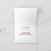 Christmas New Year Funny Snowmen Kaart (Binnen)