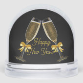 Christmas New Year Sneeuwbol (Achterkant)