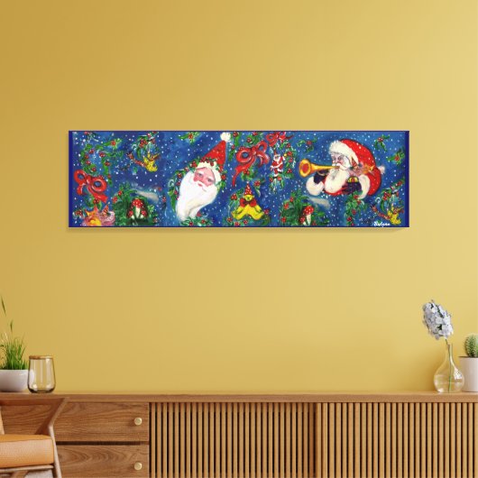 CHRISTMAS NIGHT CANVAS AFDRUK (Insitu (Woonkamer))