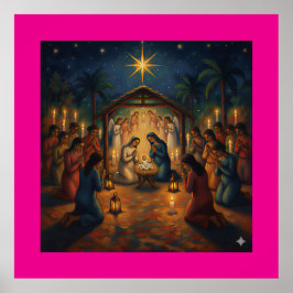 Christmas Night – Homage to Gauguin  Poster