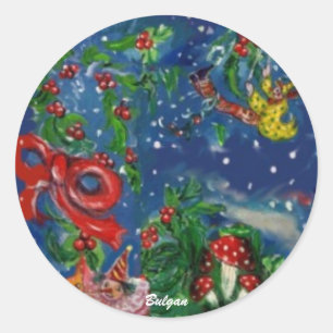 CHRISTMAS NIGHT RONDE STICKER
