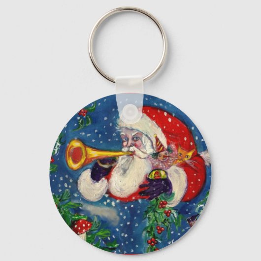 CHRISTMAS NIGHT / SANTA BUGLER SLEUTELHANGER (Voorkant)