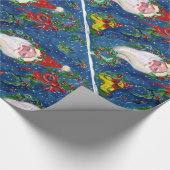 CHRISTMAS NIGHT/SANTA CLAUS CADEAUPAPIER (Hoek)