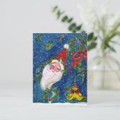 CHRISTMAS NIGHT / SANTA FEESTDAGENKAART (Staand voorkant)