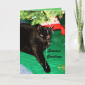 CHRISTMAS NOIR Carte CAT (Devant)