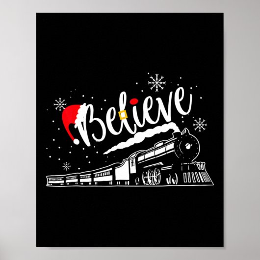 Christmas North Pole Polar Express All Abroad Xmas Poster (Voorkant)