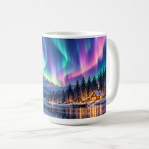 Christmas Northern Lights Winter Wonderland