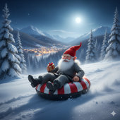 Christmas Norwegian Nisse Making Lefse, Mug