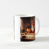 Christmas Norwegian Nisse Making Lefse, Mug (Devant droit)