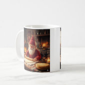Christmas Norwegian Nisse Making Lefse, Mug (Devant gauche)