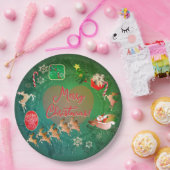 Christmas Nostalgia Paper Bord (Feest)