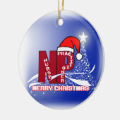 CHRISTMAS NP SANTA NURSE PRACTITIONER ORNAMENT (Links)