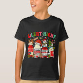 Christmas Nurse Funny Peppermint Mocha Profol Er E T-shirt (Voorkant)