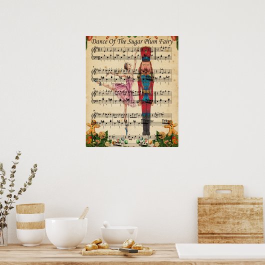 Christmas Nutcracker Ballet Poster (Cuisine)