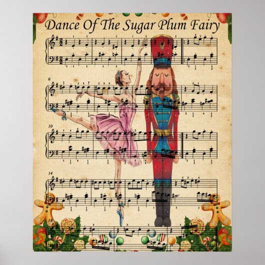 Christmas Nutcracker Ballet Poster (Devant)