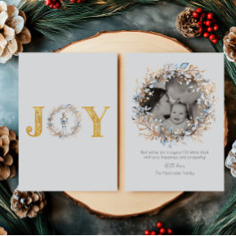 Christmas Nutcracker Ballet Waterverf Foto Folie Feestdagenkaart