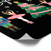 Christmas Nutcracker Squad Ballet Dance Women Kids Poster (Hoek)