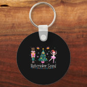 Christmas Nutcracker Squad Ballet Dance Women Kids Sleutelhanger (Voorkant)