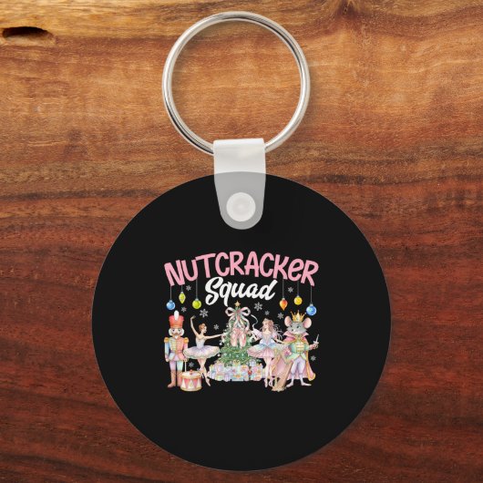 Christmas Nutcracker Squad Ballet Family Matching Sleutelhanger (Voorkant)