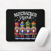 Christmas Nutcracker Squad Pajama Winter Holiday T Muismat (Met muis)