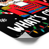 Christmas Nutcracker Whats Crackin Funny Xmas Men Poster (Hoek)