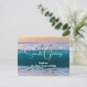 Christmas Ocean Waves Seas n Cartes postales de vo (Debout devant)