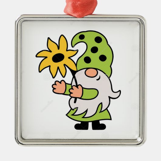 **CHRISTMAS of SPRINGTIME GNOME * * ORNAMENT (Voorkant)