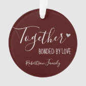 Christmas One Photo Together Bonded by Love (devant)